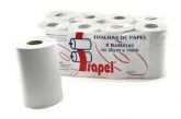 Toalha de Papel Branco c/8